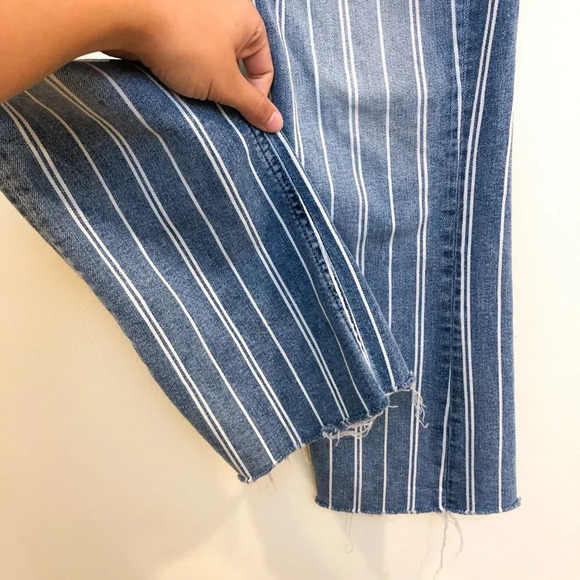 Boyish Stanley Striped Straight Leg Denim Jeans 26 - Picture 4 of 14